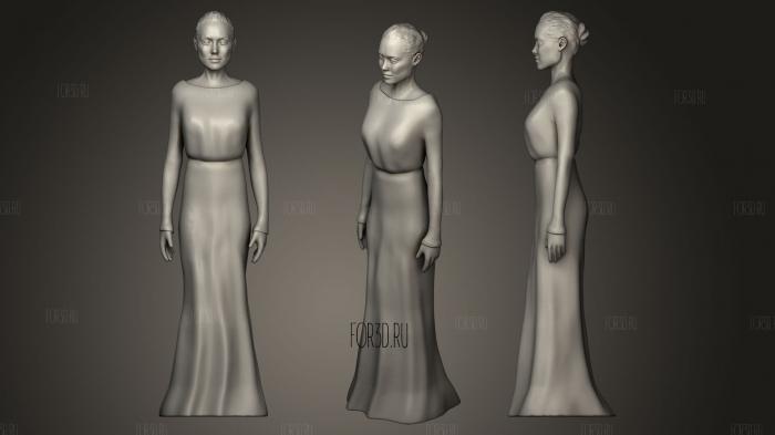 Анджелина Джоли 3d stl модель для ЧПУ